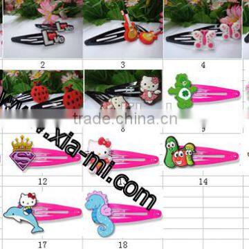 sweet style cute hello kitty shape soft pvc hair pin