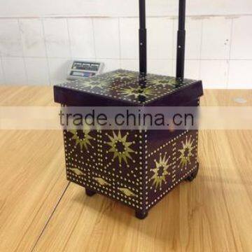 Paper Trolley Display/corrugated Display Trolley/carton Luggage Trolley Box photo-3