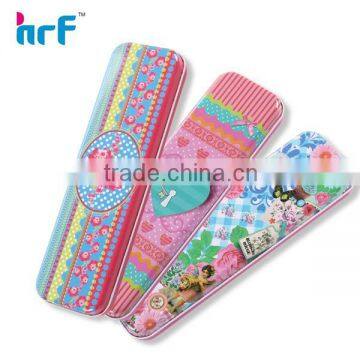 2016 Cute Metal tin pencil Case for Childen