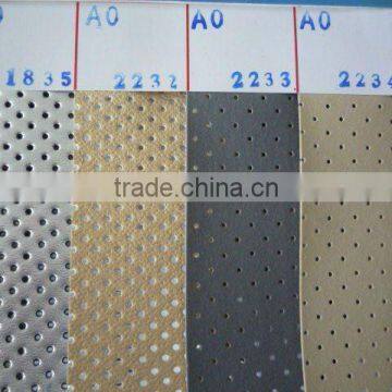 for home furnishing punched air hole furrrier plastic with mesh composite fabric