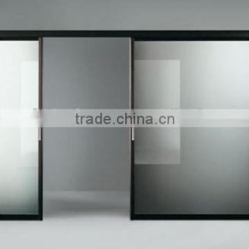 Aluminium White frosted glass interior doors design door