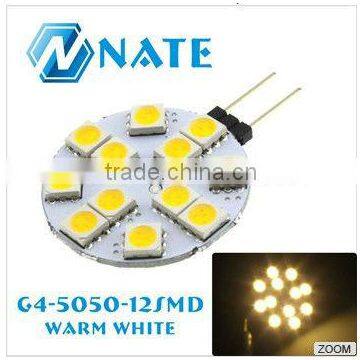 2014 whole sale High quality high brightness led g4 505012SMD spot mini light