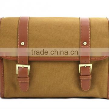 Designer vintage leather canvas DSLR/SLR camera bags