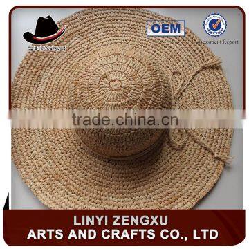 New Arrival Handmade Crocheted Straw Hat photo-6