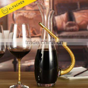 Luxury Clear Wine Pitcher Crystal Water Pot Restaurant Decanter
