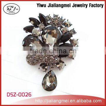 Fashion flower zinc alloy brooch corsage