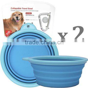 OEM Printing Logo Non-toxic Food Grade Collapsible Pet Bowls photo-6