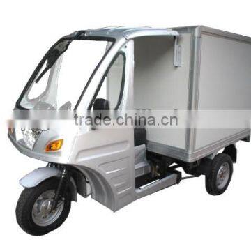 200cc three wheel motorcycle with closed cargo box