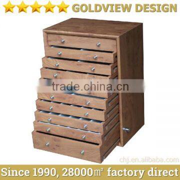 Modern linkage wooden jewelry cases, jewelry cases,jewelry display cases,rolling jewelry case,wood portable jewelry display case