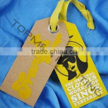 Eco-friendly Paper Hang Tag Printing for Garment