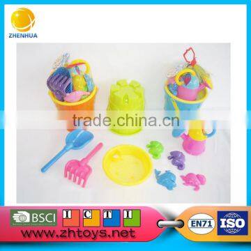 Summer toys plastic beach buckets wholesale (9 chuang)