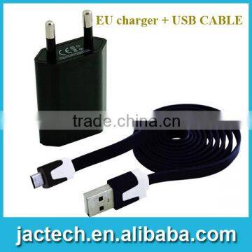 2 in 1 set travel usb charger for samsung s2/s3/s4