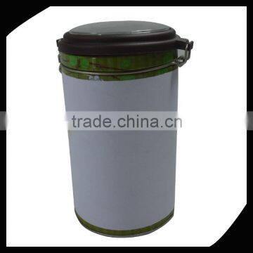 tea tin box with metal string/tea box coffee box with plastic tin can covers/Tea tin with Sealing Latch Cover Tin Box supplier