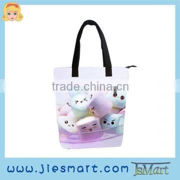 JIESMART canvas straight handbag photo printing small quantity