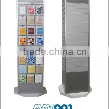 MMT003 wood mosaic rotating rack