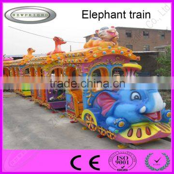 New Product Amusement Park mini Rides Elephant Train For Kids