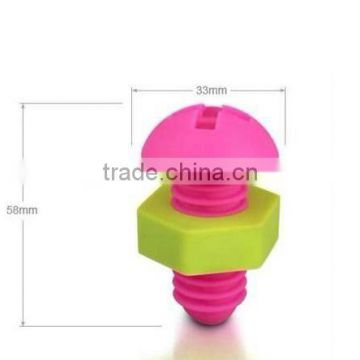 silicone bottle plug for red wine