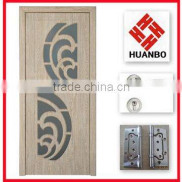 Carved wooden interior door for rooms