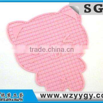 cute bear soft pvc cup mat/tabel mat