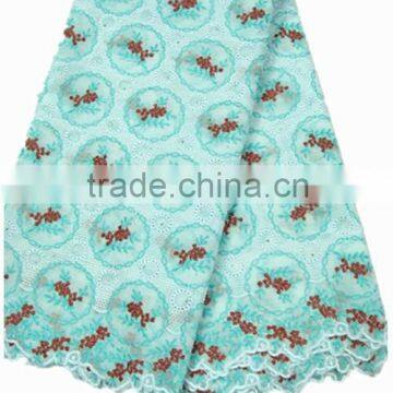 heavy cotton lace fabric A-33-6