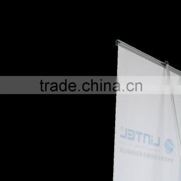 High Quality Easy Pull L Roll up Banner Display Stand for Adversisting