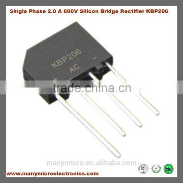 Single Phase 2.0 A 600V Silicon Bridge Rectifier KBP206 photo-2