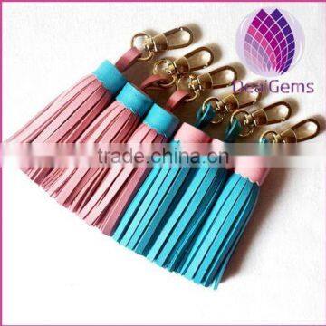 wholesale sheep skin leather Tassel for handbag