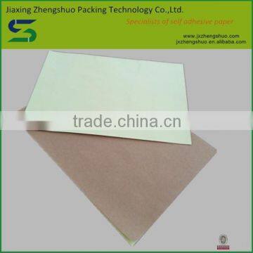 Factory direct sale offset printing adhesive kraft sticker