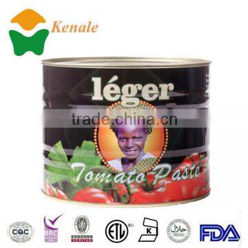 tinned tomato paste plant to Africa 2200gX6tins