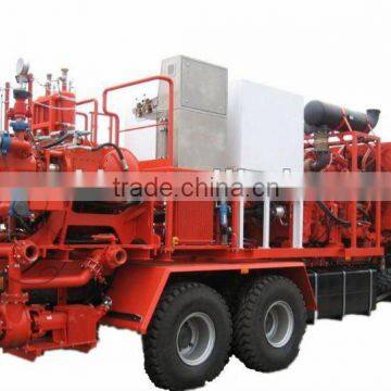 Double Pumps Oil Well Cementing truck