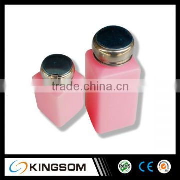 Cleanroom ESD dispenser alcohol bottle