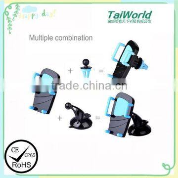 2016 Hottest Design 360 Degree 3in1 Car Air Vent Windshield Dashboard Mount Holder Stand For Cell Phone GPS