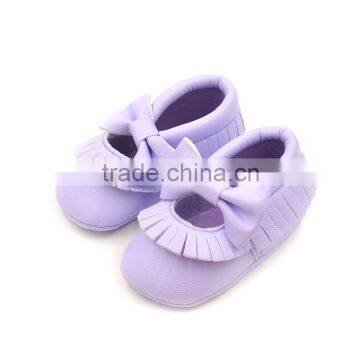 2016 hot wholesale prewalker soft sole moccasin baby shoes