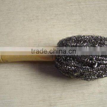 Stainless steel scourer for house cleaning