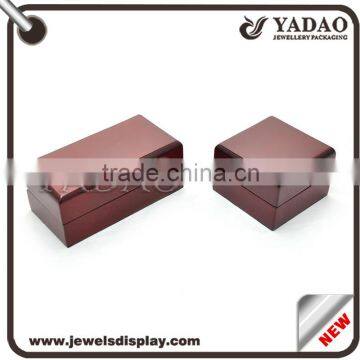 High End Classic Wooden Box Antique Jewelry Box Custom Logo Gift Wooden Box for Ring photo-5