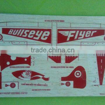 Custom Made Balsa Wood Glider Teaching Material Airplane OEM Glider Sheet OEM Gift Puzzle Wood Carved Airplane photo-2
