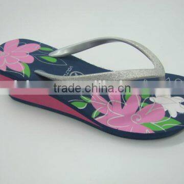 New design 2015 summer eva summer women wedge flip flop wholesale