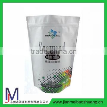 high quality window stand up zipper bag for food,stand up pouch