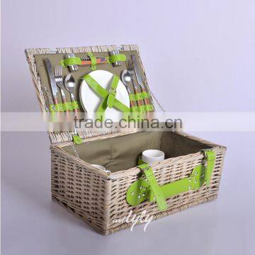 Square shaped picnic basket wholesale