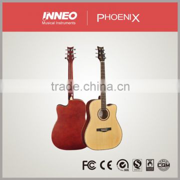 Hot Sale Spruce Linden Acoustic Guitar With Cheap Price