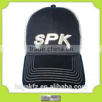 Custom embroidery 100% polyester mesh cap manufacturer