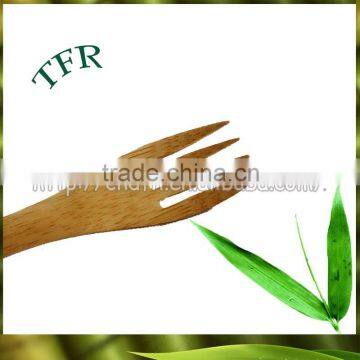 Disposable wooden colored dinner fork for wedding