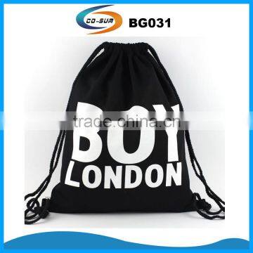 cotton canvas drawstring bag London souvenirs bag