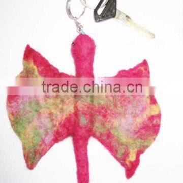 Felt Bird Design Key Chain