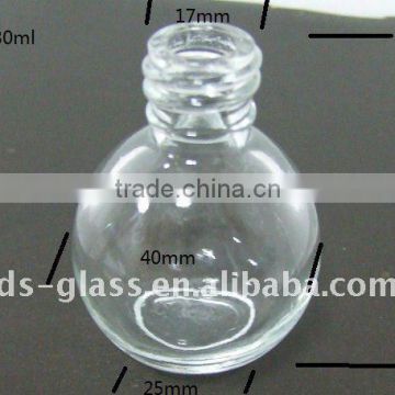 30ml nail polish glass round bottle