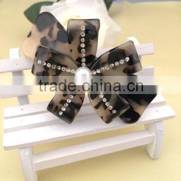 Wholesale artificial diamond jewellery hair accessories costume hair jewellery clip from dubai Pearl decorative hair clips