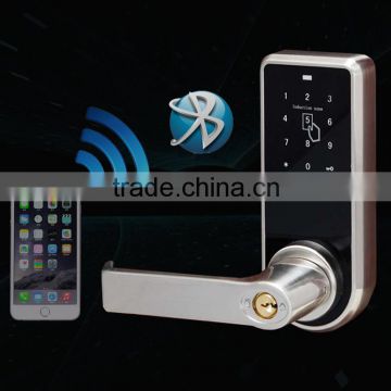 bluetooth hotel door lock with single latch remote control function