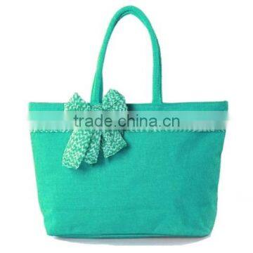 Canvas Rope Handle Beach Bag photo-3