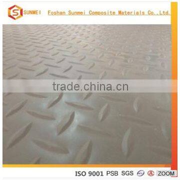 skid proof aluminum honeycomb sandwich panel for floor