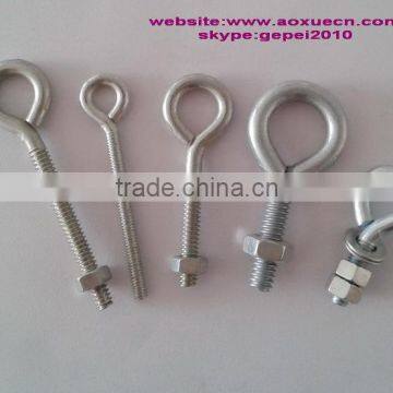 4-5mm small fastener eye bolt, small lifting bolt and nut